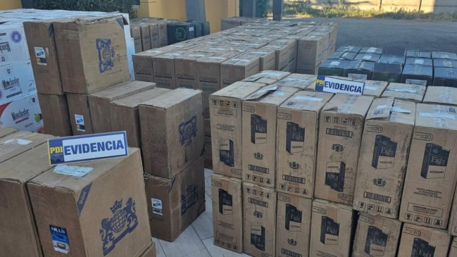 PDI desarticuló banda acusada de contrabando de cigarrillos en Calama