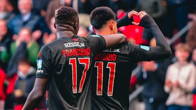 Darío Osorio obtuvo su tercera distinción por mejor gol del mes en Midtjylland
