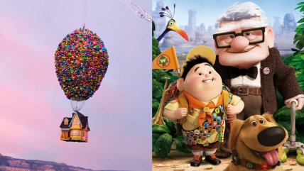  Con globos y en el aire: Arriendan icónica casa de UP! por Airbnb  