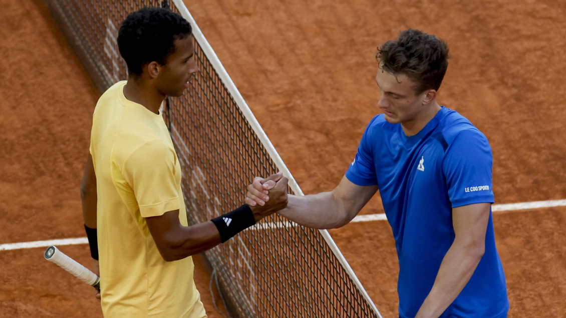 Auger-Aliassime entró a la final de Madrid por retiro de Lehecka