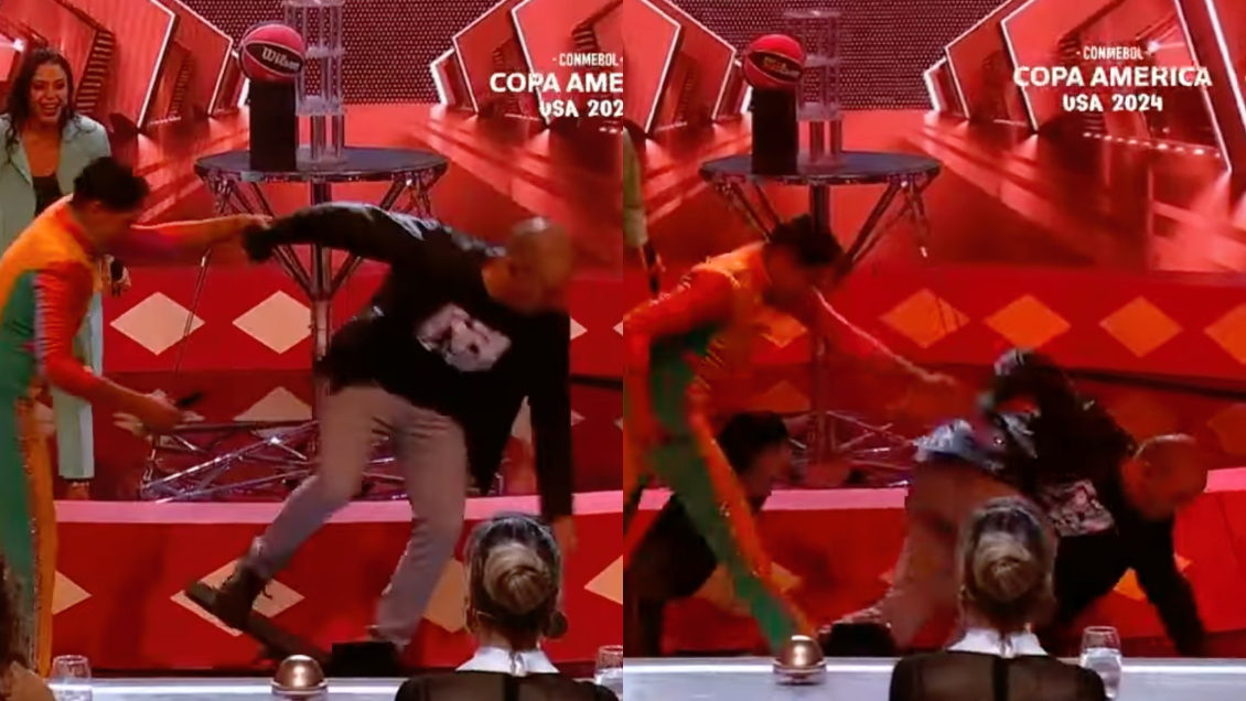 Julián Elfenbein sufrió doloroso porrazo en 