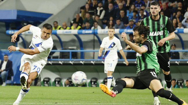Inter de Milán sufrió derrota ante Sassuolo con Alexis Sánchez en cancha