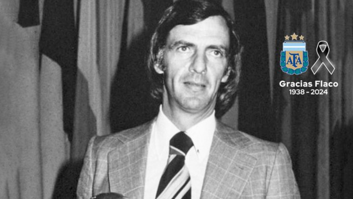 Asociación del Fútbol Argentino informó el fallecimiento de César Luis Menotti