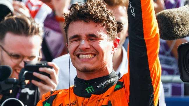 Lando Norris rompió el reinado de Verstappen con el primer triunfo de su carrera