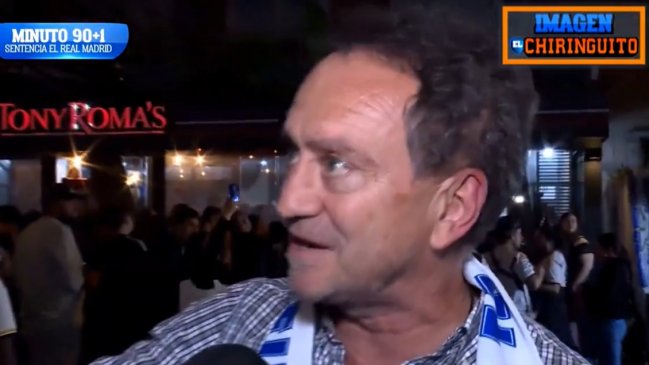 [Video] Hincha salió del 