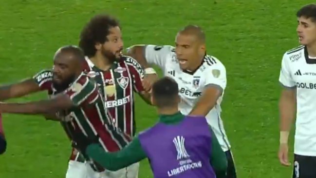 ¡Buscó pelea! Benegas se descontroló tras caída de Colo Colo ante Fluminense