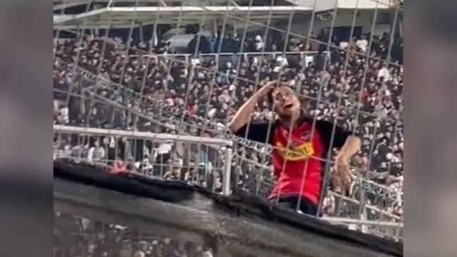 Hincha de Colo Colo hizo gestos racistas a la barra de Fluminense