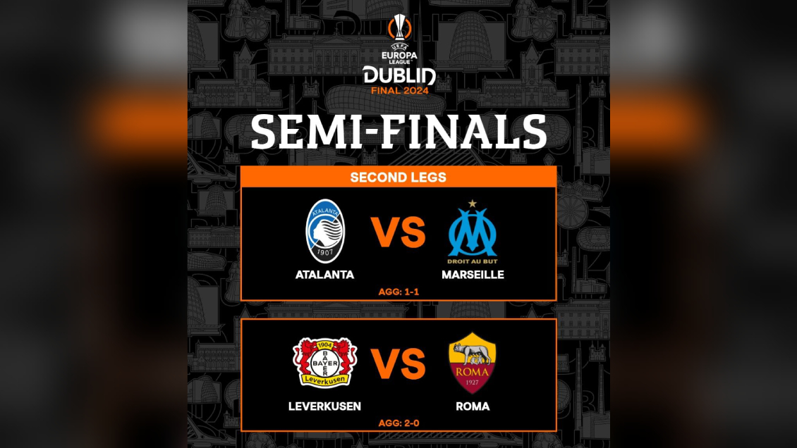 La agenda de las semifinales de vuelta en la Europa League
