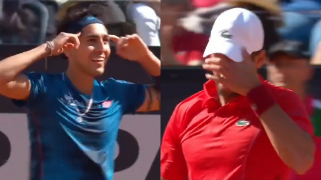 [VIDEO] El punto que selló la victoria de Alejandro Tabilo sobre Djokovic en Roma