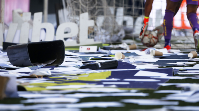 Barristas de Colo Colo causaron daños por 50 millones de pesos en La Florida