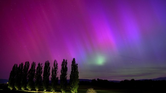 Amaina la histórica tormenta geomagnética que sorprendió con auroras australes