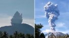 Volcán entró en erupción y dejó enorme columna de cenizas en Indonesia