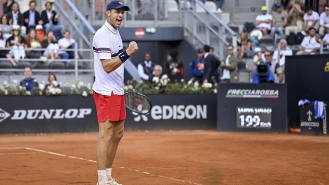 Los resultados de Alejandro Tabilo y Nicolás Jarry en octavos del Masters de Roma