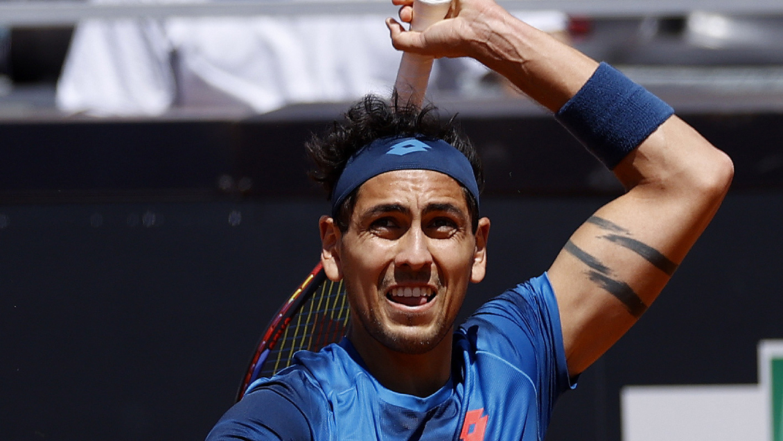 Tabilo ya conoce su rival en cuartos de Roma: El chino Zhang venció al brasileño Monteiro