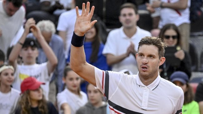 Jarry celebró su victoria en Roma: 