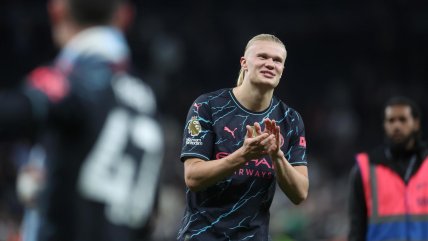   Haaland firmó un doblete ante Tottenham y dejó a Manchester City a un paso del título 
