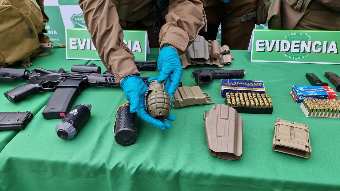 Operativo en campamento desbarató a banda criminal en Antofagasta