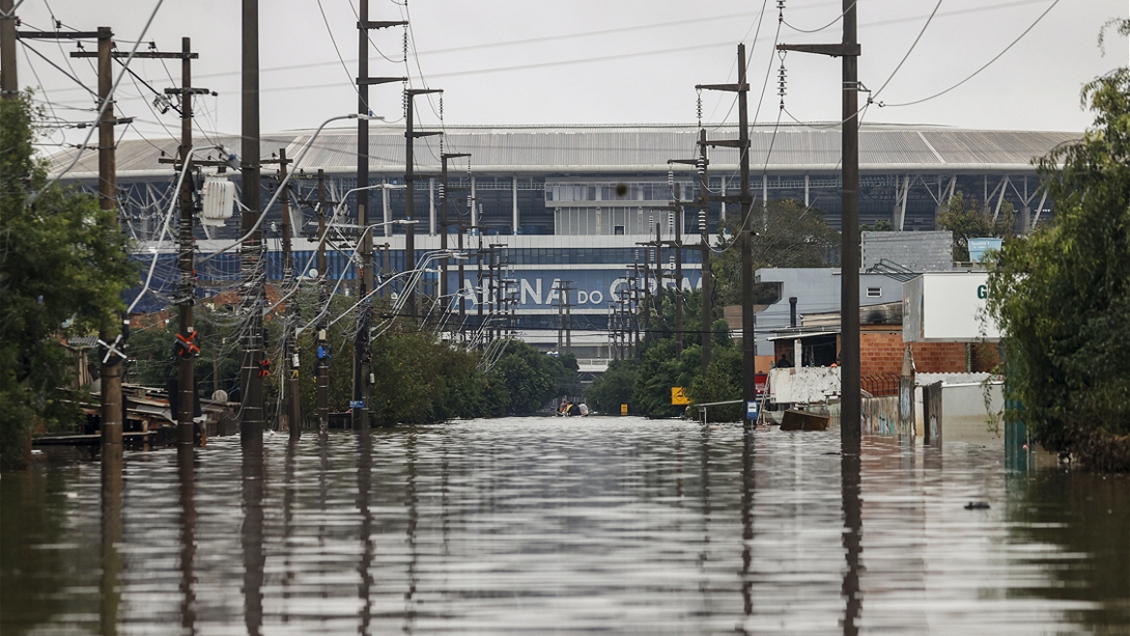 Confederación Brasileña suspendió las dos próximas fechas de la liga por inundaciones