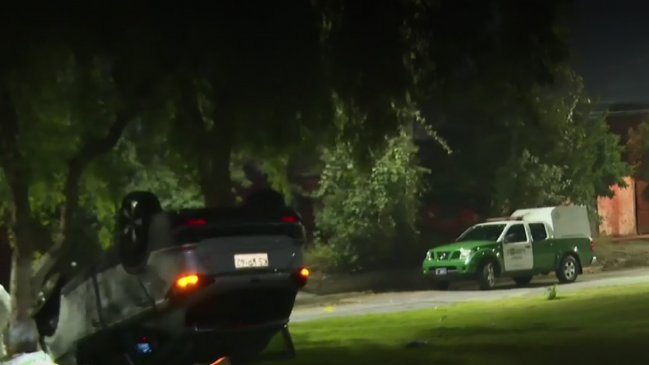 Hubo disparos y terminó en un choque: Persecución dejó tres menores detenidos