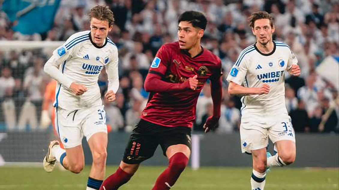 Darío Osorio fue clave en triunfo vital de Midtjylland sobre Copenhague