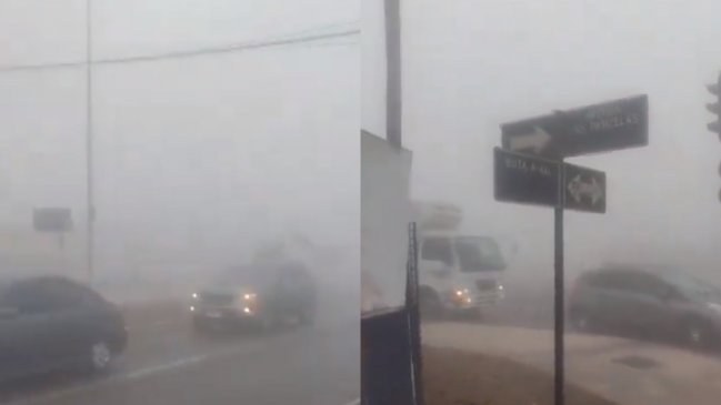 Intensa llovizna deja sin luz a sectores de Iquique y Alto Hospicio