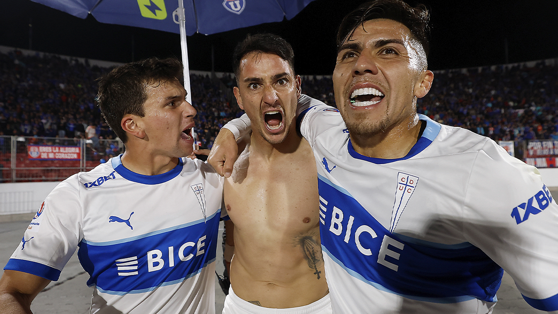 La UC golpeó en el clásico universitario y puso fin al invicto de la U