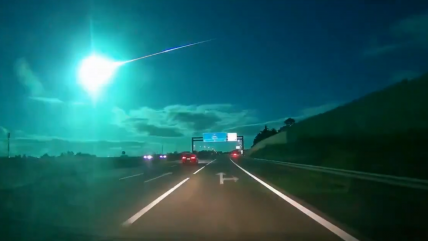   Caída de metorito iluminó el cielo en España y Portugal 