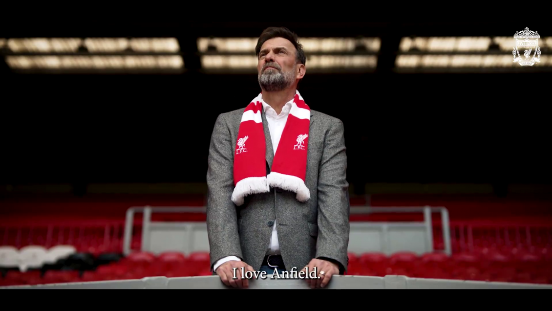 [VIDEO] El emotivo homenaje de Liverpool a Jurgen Klopp