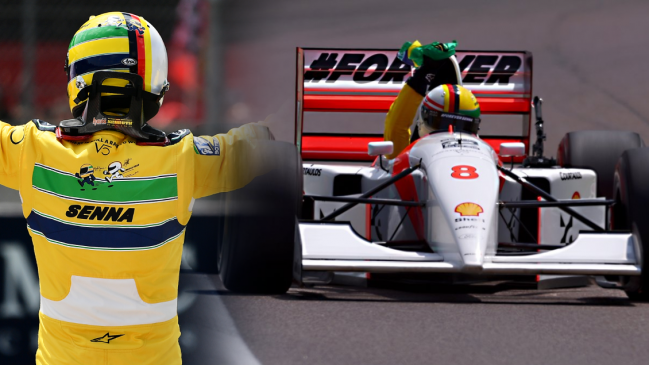 [VIDEO] El emotivo homenaje de Sebastian Vettel a Ayrton Senna en Imola