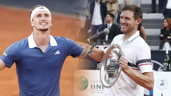 Zverev elogió a Jarry en Roma: Si sigues así, no va a ser la última vez en una final