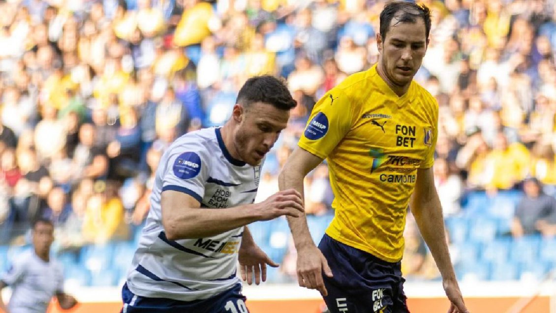 Baltika de Angelo Henríquez quedó al borde del descenso en Rusia