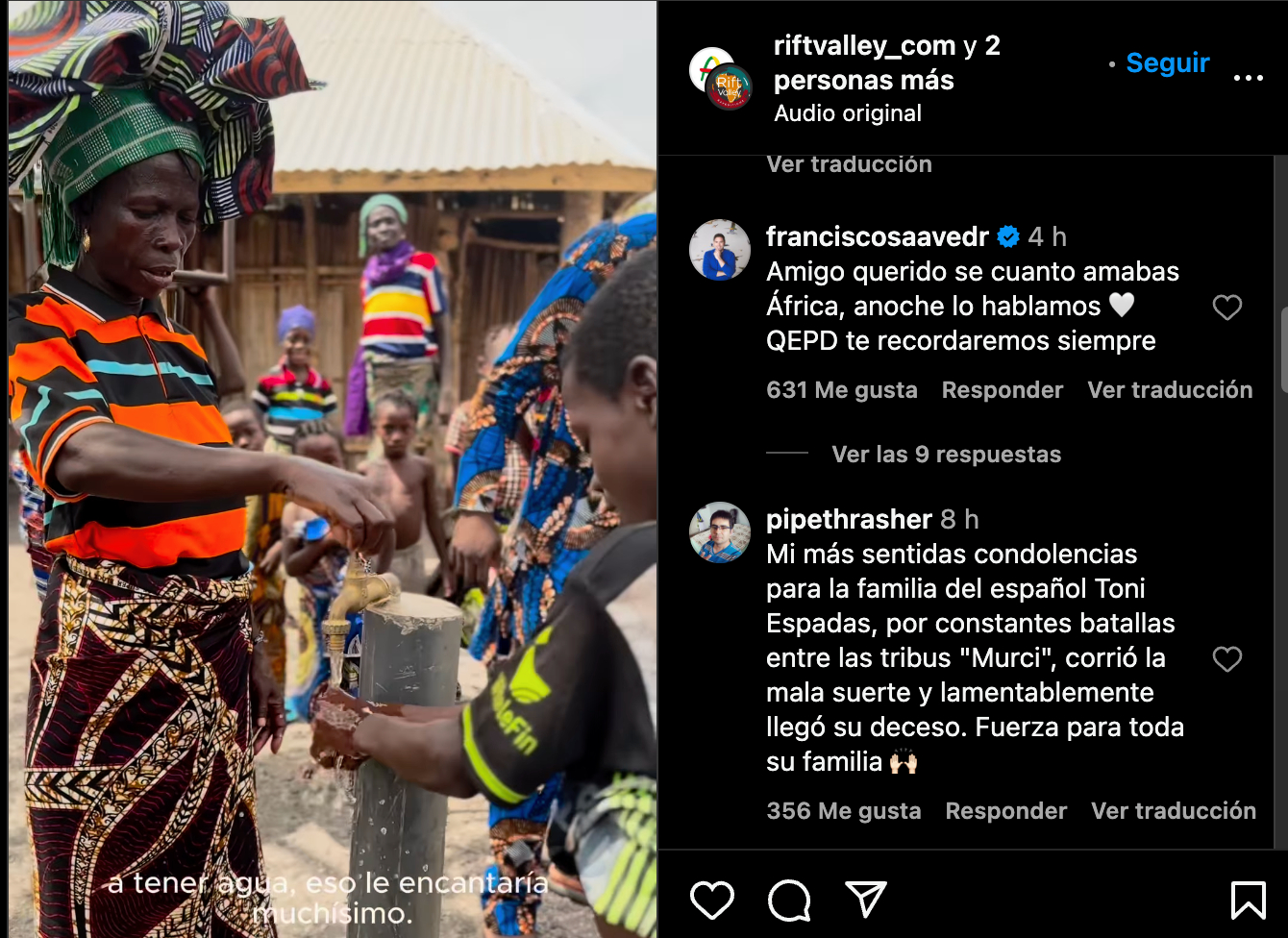 Pancho Saavedra dejó sentido mensaje a Toni Espadas, fallecido guía turístico que acompañaba a Socios por el Mundo Pancho Saavedra dejó sentido mensaje a Toni Espadas, fallecido guía turístico que acompañaba a Socios por el Mundo