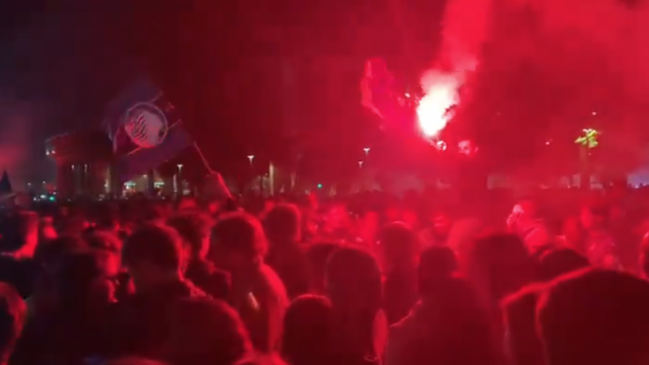   [VIDEOS] La euforia se tomó las calles de Bérgamo por el título europeo de Atalanta 