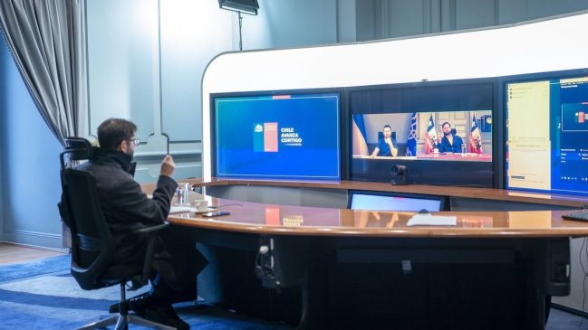 Boric reiteró a Zelenski la condena de Chile a la 