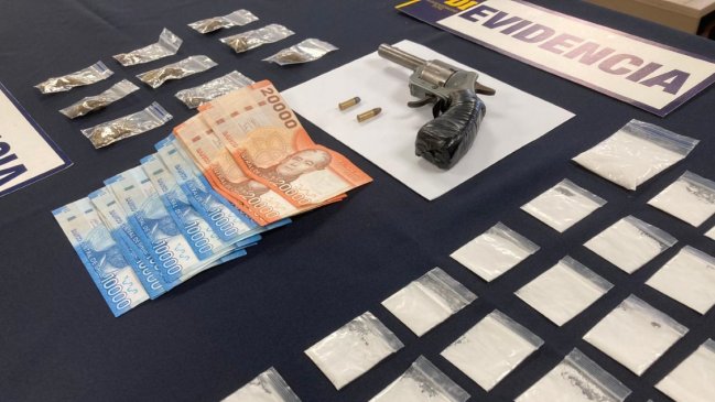 Dos detenidos en Valdivia por porte de arma de fuego y drogas