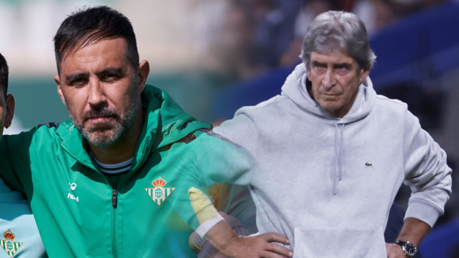 Pellegrini dejó a Claudio Bravo en la banca durante su último partido con Betis