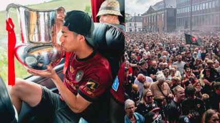   Darío Osorio y Midtjylland vivieron una masiva celebración tras su título de liga 