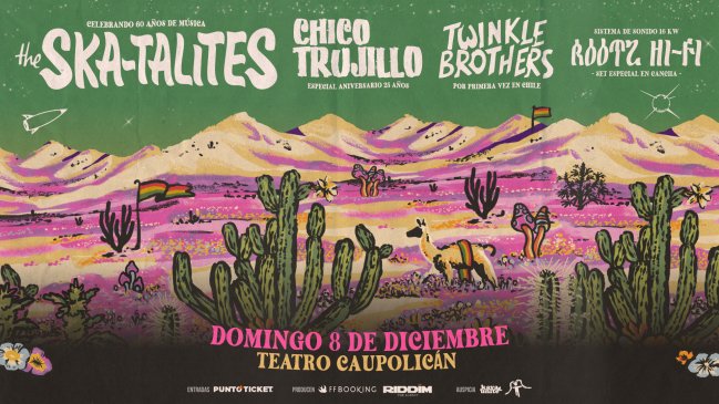 Con Twinkle Brothers y Chico Trujillo: The Skatalites celebra 60 años de carrera en Chile