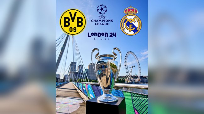 ¿Cuándo y dónde ver la final de la Champions entre Real Madrid y Borussia Dortmund?