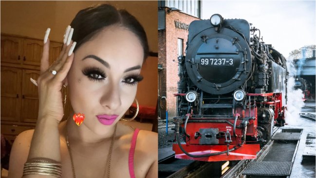   Mujer murió atropellada por un tren mientras hacía sesión de fotos en las vías 