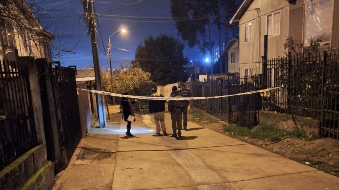 Adolescente murió acribillado en la vía pública de Lota