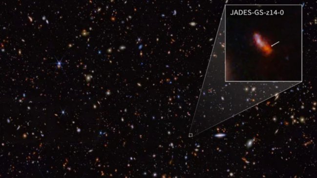   El telescopio James Webb logró observar la galaxia más antigua conocida 