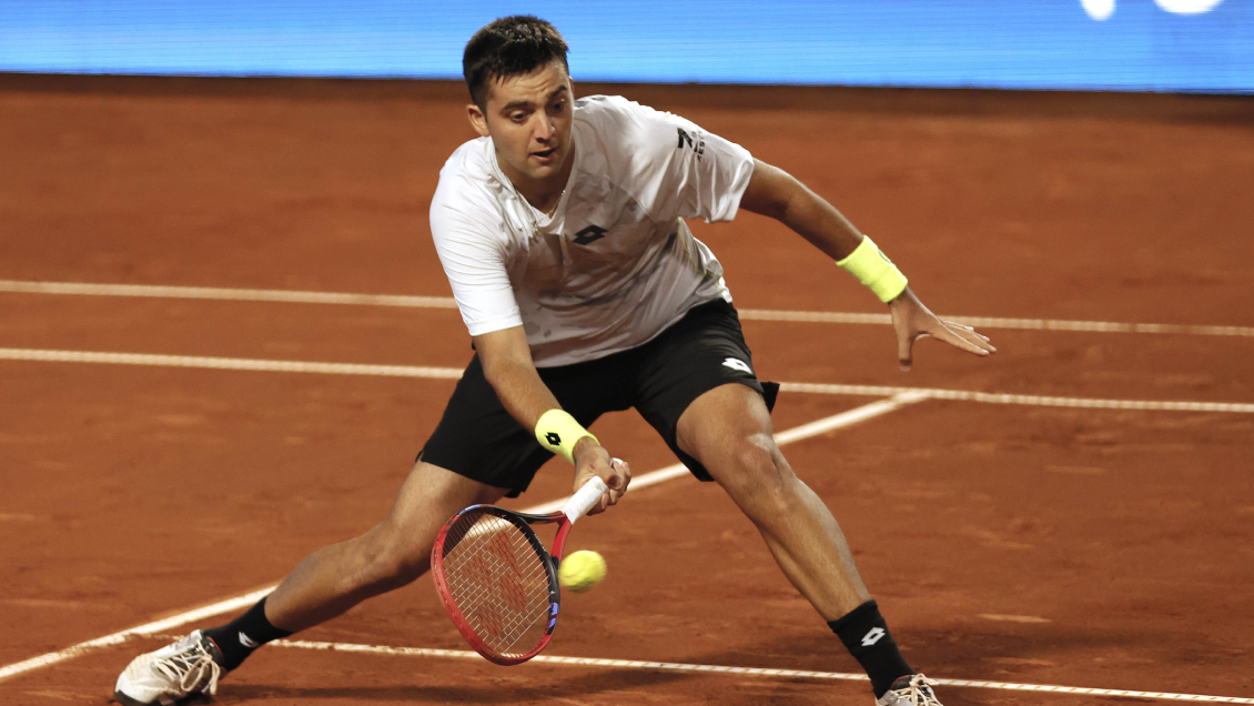 Tomás Barrios terminó su paso por el Challenger de Vicenza en cuartos de final