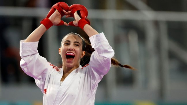 Valentina Toro se colgó el oro en la Premier League de Karate de Casablanca