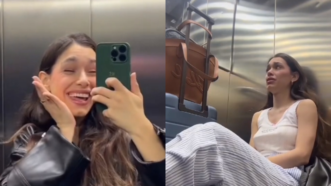 Joven quedó atrapada en ascensor minutos antes de viajar en avión