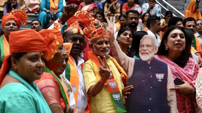 Elecciones en India: Modi lidera el conteo, pero por debajo de las expectativas