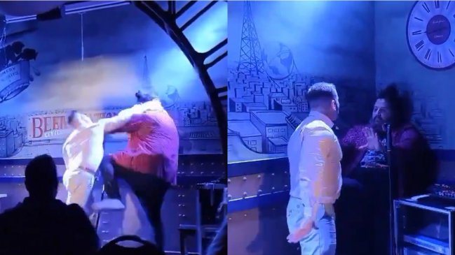 Comediante español fue agredido en pleno show tras inapropiado chiste en redes