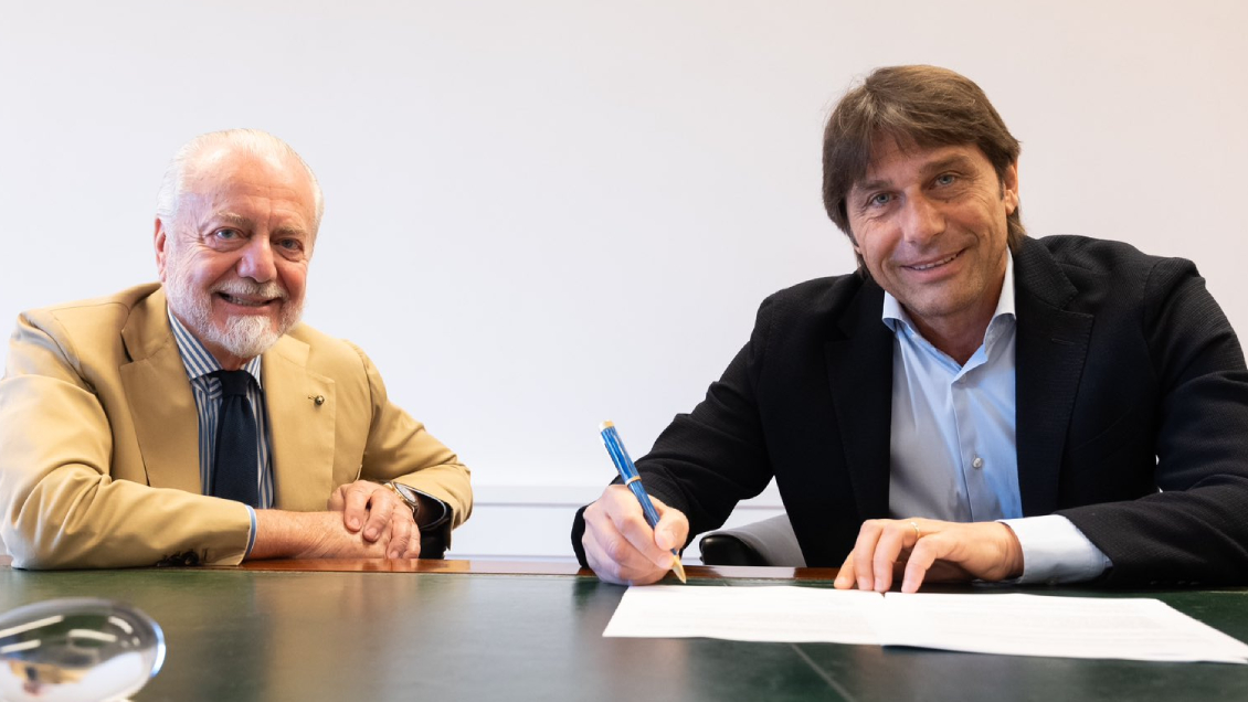 Napoli anunció a Antonio Conte como nuevo entrenador
