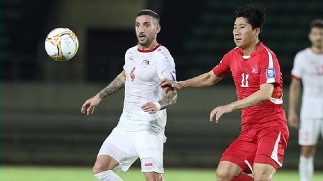 Emiliano Amor fue suplente en controvertida derrota de Siria ante Corea del Norte