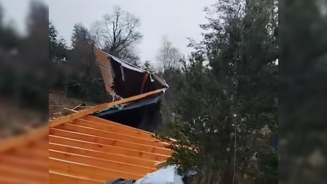 Sistema frontal dejó a 50 personas semiaisladas en Collipulli